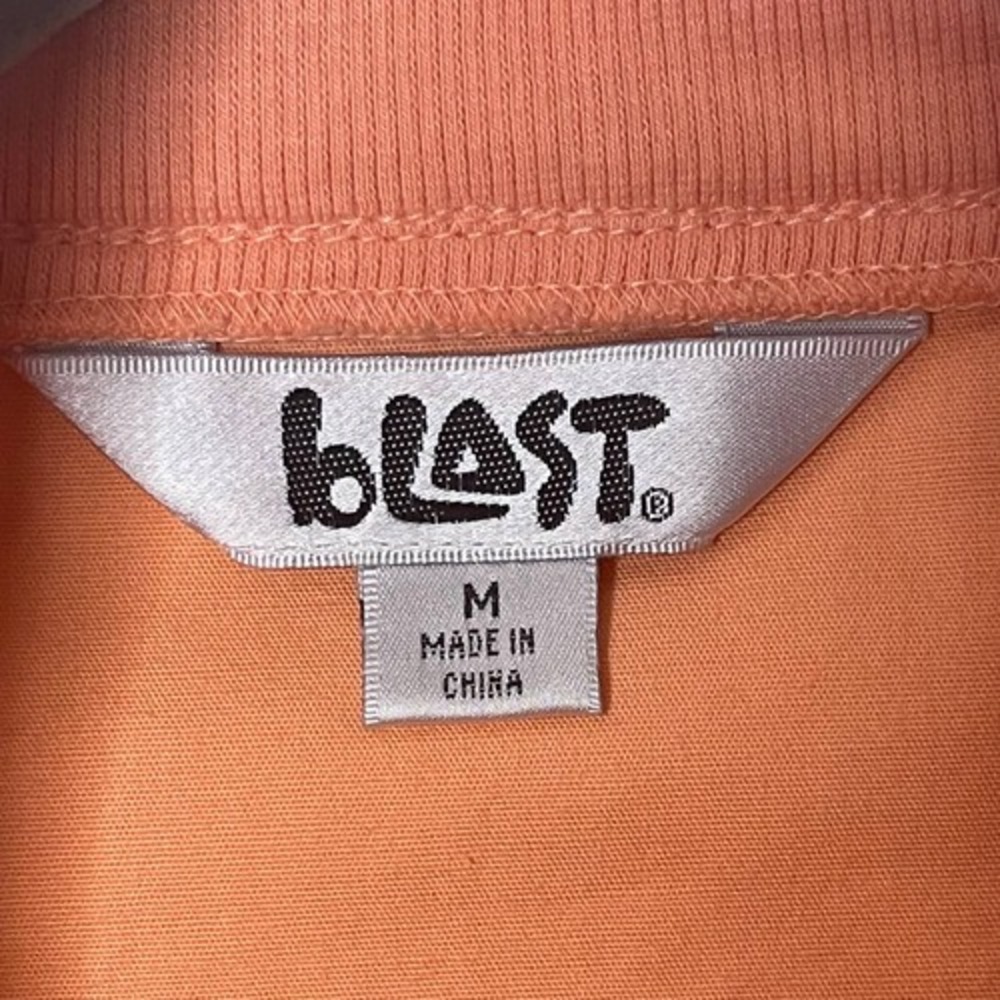 VTG Womens Blast Coral Light Jacket Size Medium Stretch With Pockets Snap Front - Picture 3 of 7